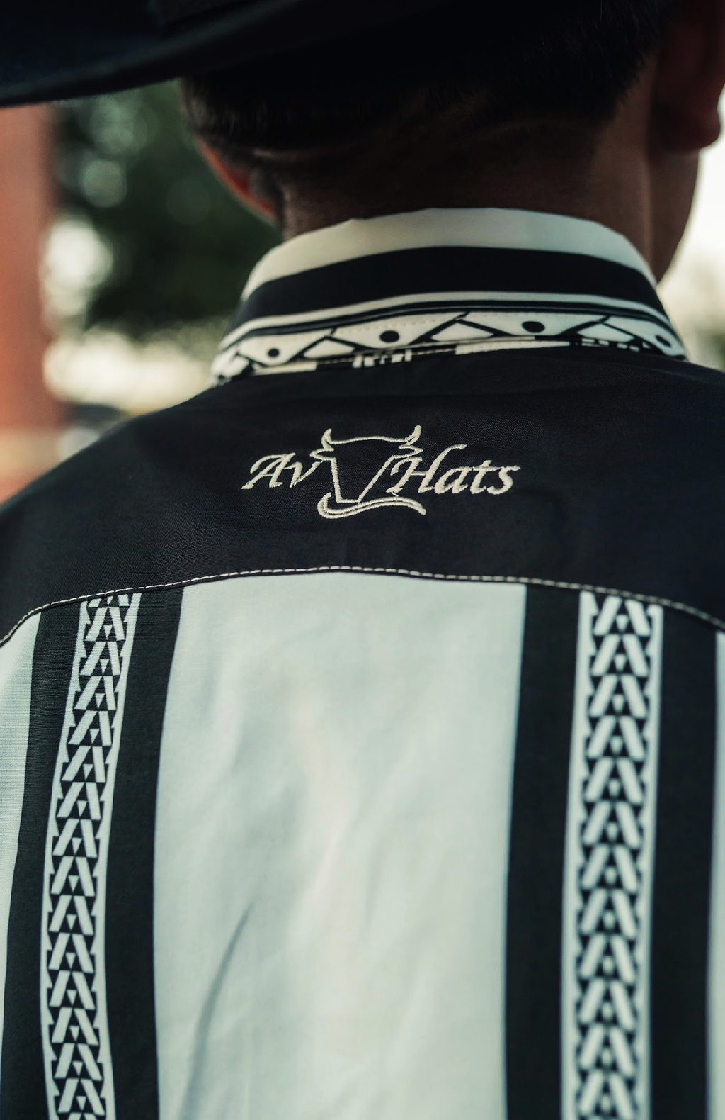 DENIM SHIRT (AV HATS) TOTAL BLACK EDITION